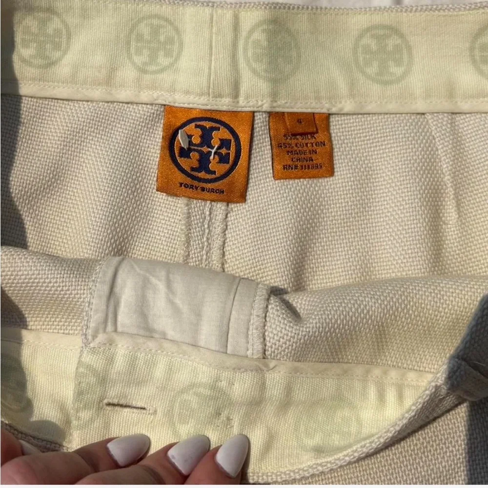 Tory Burch tweed dress pants wide leg